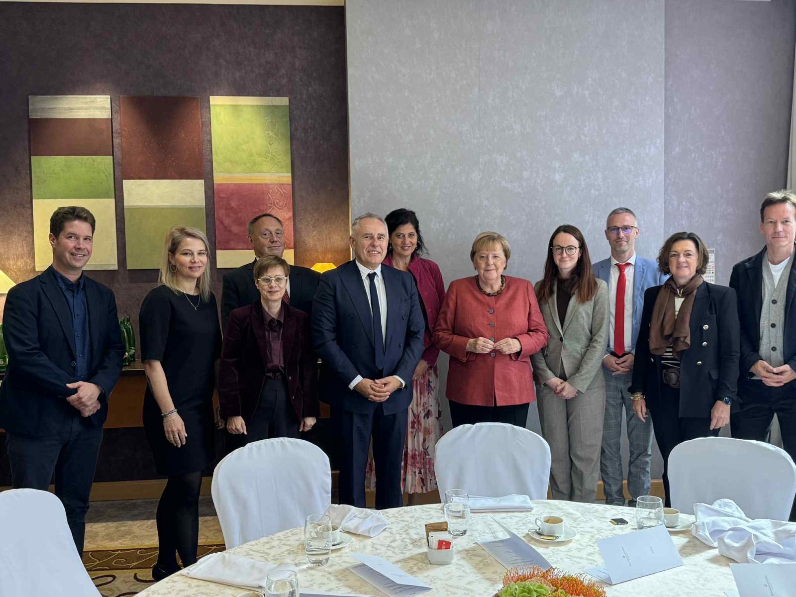 Luncheon Discussion with Former Chancellor Angela Merkel