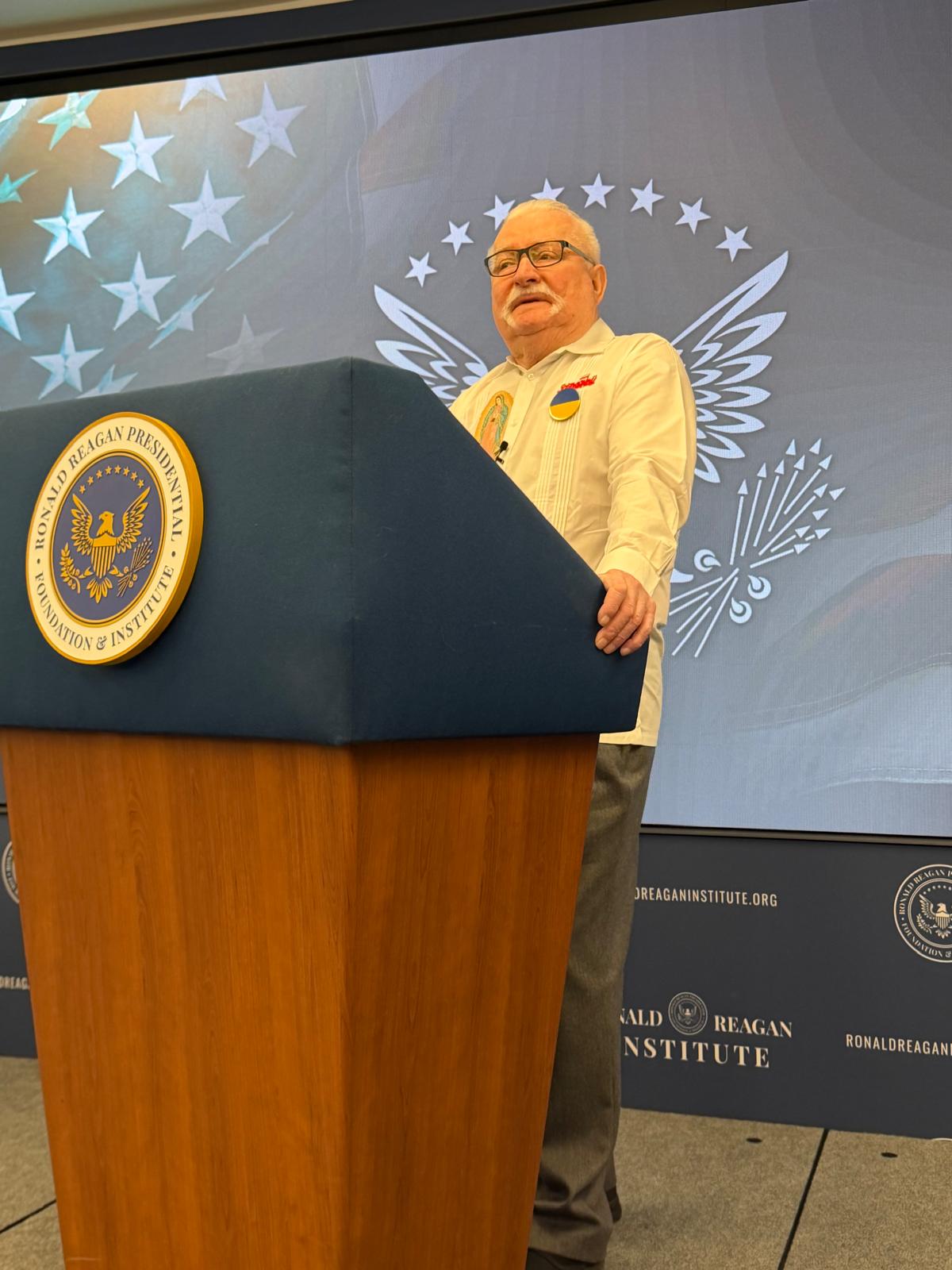 Strategic Dialogue: President Walesa At the Ronald Reagan Institute and at the Free Peoples of Russia House, in Washington DC