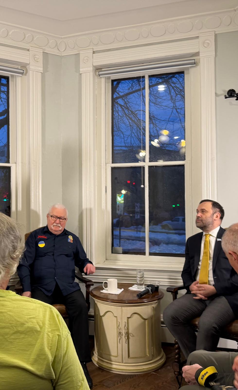 Strategic Dialogue: President Walesa At the Ronald Reagan Institute and at the Free Peoples of Russia House, in Washington DC