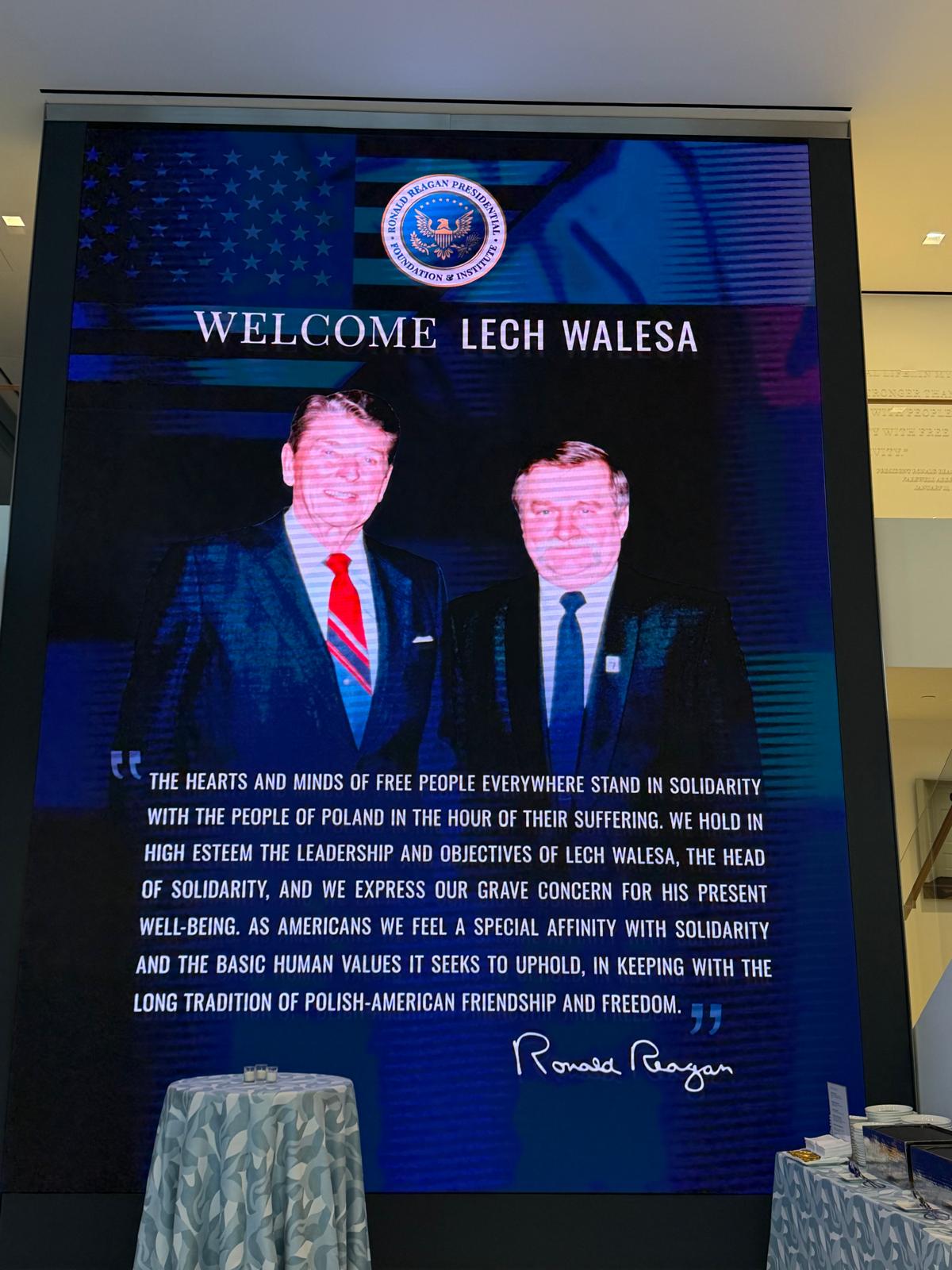 Strategic Dialogue: President Walesa At the Ronald Reagan Institute and at the Free Peoples of Russia House, in Washington DC